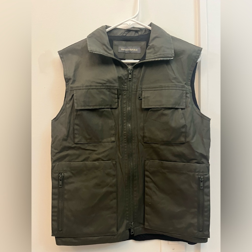 Banana Republic Dark Green Women’s Vest